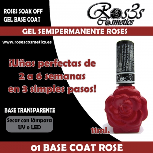 01-Gel Base Roses 15 ml
