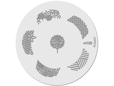 Placa de Diseños KONAD. m102