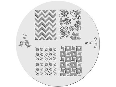 Placa de Diseños KONAD. m101