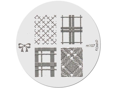 Placa de diseños KONAD. m107