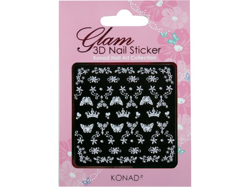Glam sticker 3D para uñas KGI-W01