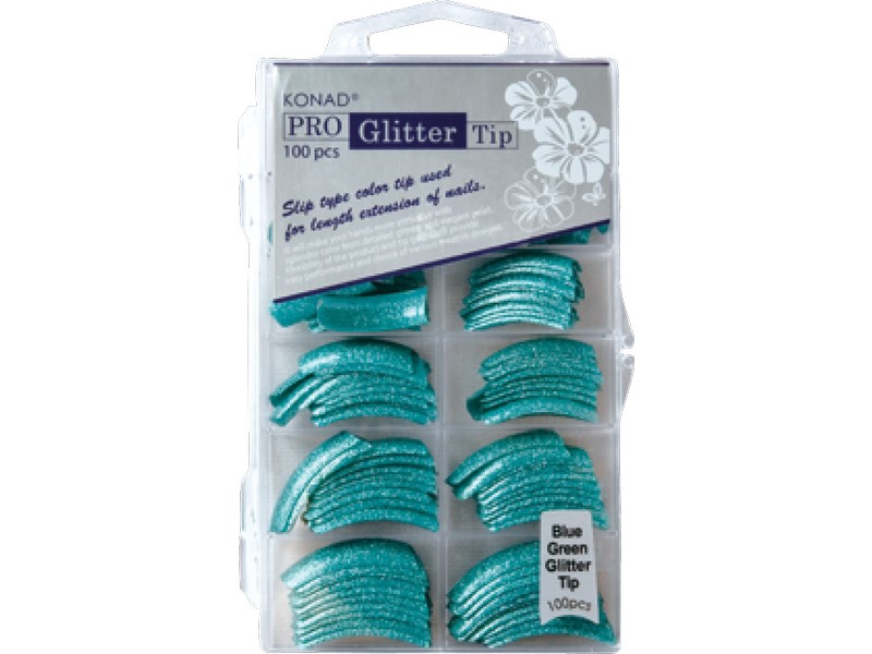 Pro Glitter 100 tip - Blue Green